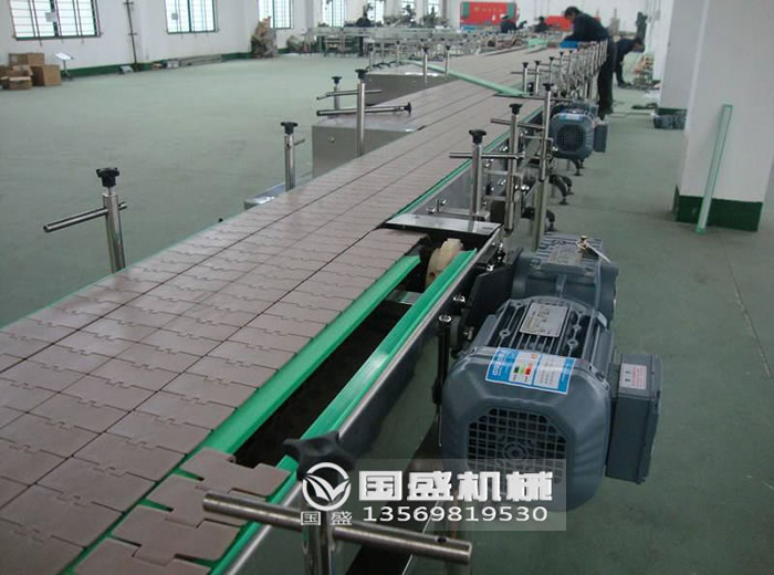 转弯饼干冷却链板输送机