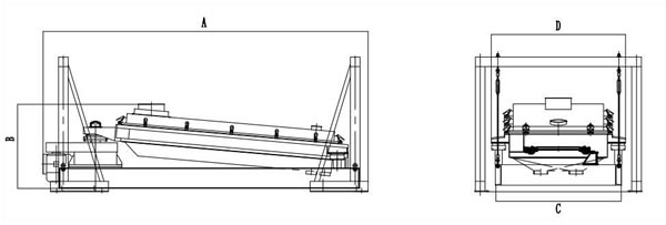 平面回转筛结构图 平面回转筛结构图
